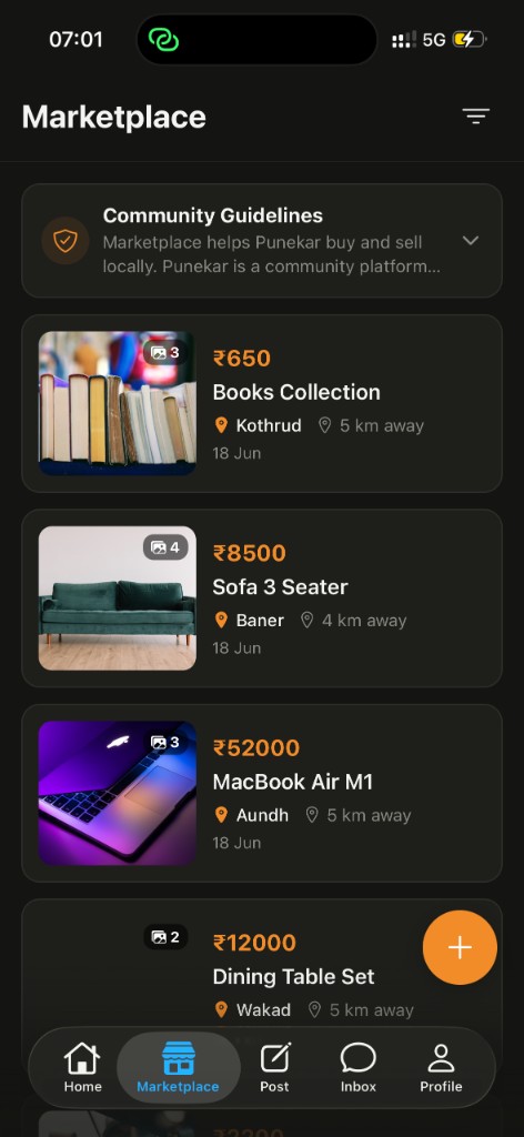Punekar marketplace